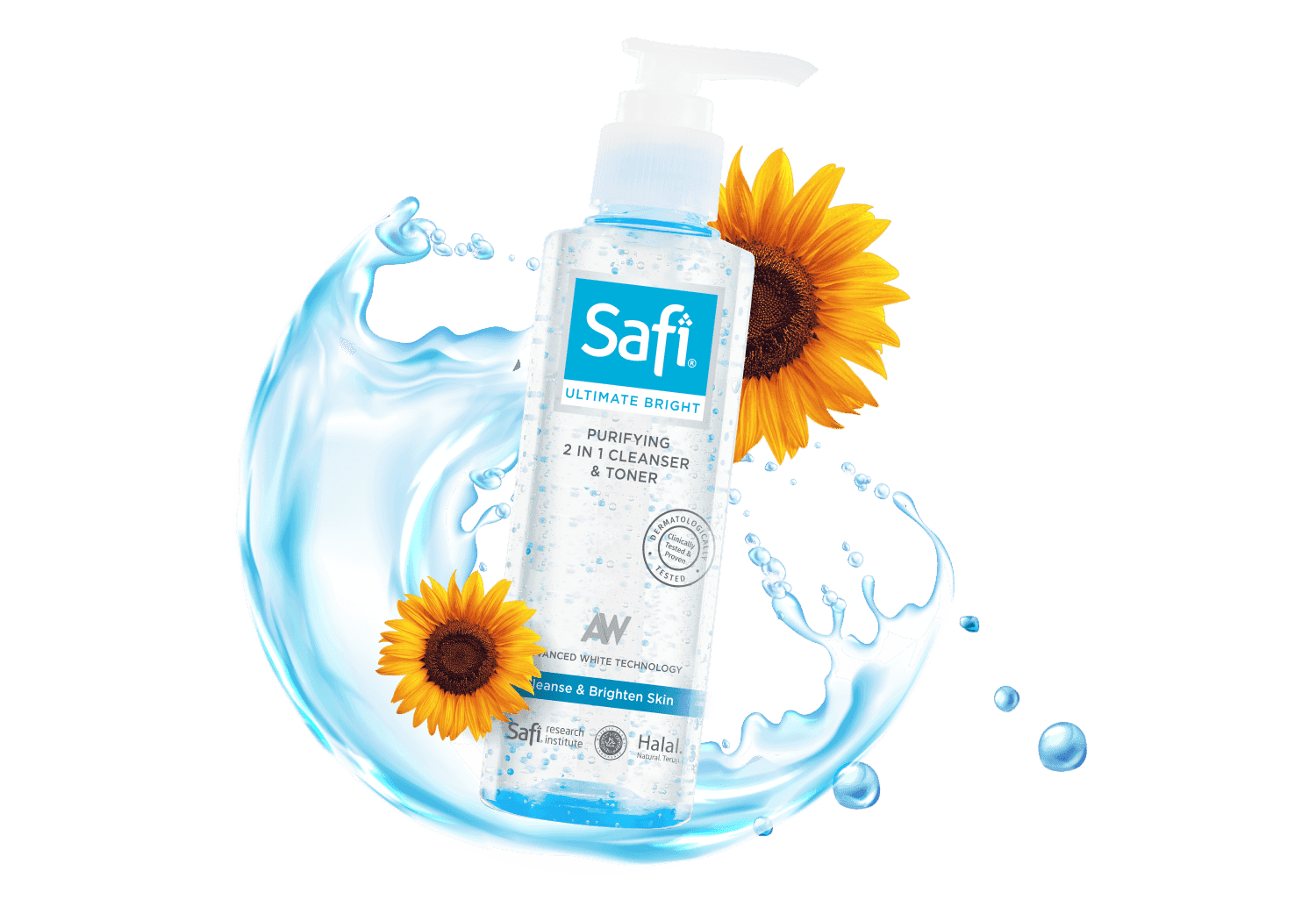 Safi Ultimate Bright Purifying 2in1 Cleanser & Toner image 1