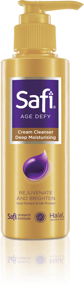 Skincare Halal Anti Aging Pembersih Wajah - Safi Age Defy Cream Cleanser Deep Moisturizer