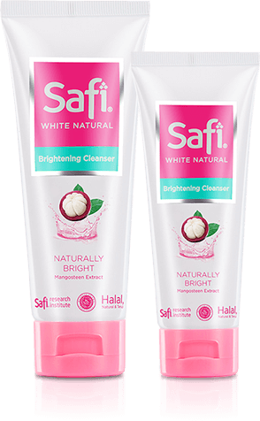 Skincare Halal Pencerah Wajah - Safi White Natural Brightening Cleanser Mangosteen Extract 50 gr
