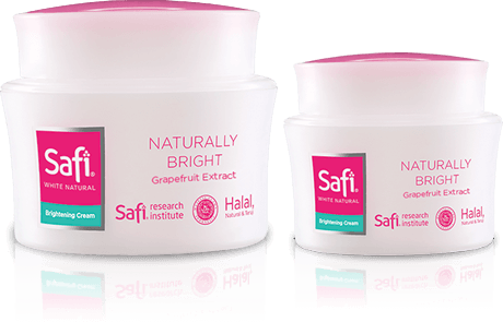 Skincare Halal Perlindungan Kulit Wajah - Safi White Natural Brightening Cream Grapefruit Extract 20 gr