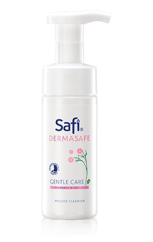 Skincare Halal Perlindungan Kulit Sensitif - Safi Dermasafe Gentle Care Mousse Cleanser