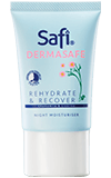 Skincare Halal Perlindungan Kulit Sensitif - Safi Dermasafe Rehydrate & Recover Night Moisturiser